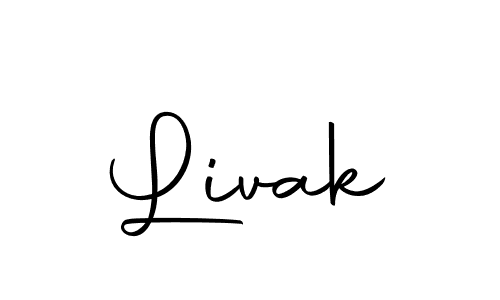 if you are searching for the best signature style for your name Livak. so please give up your signature search. here we have designed multiple signature styles  using Autography-DOLnW. Livak signature style 10 images and pictures png