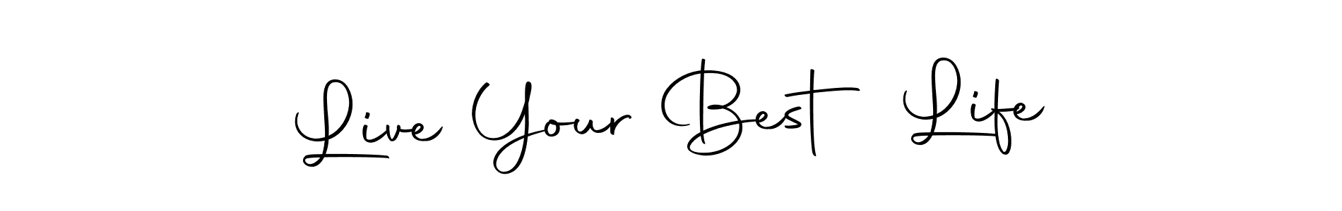 How to make Live Your Best Life name signature. Use Autography-DOLnW style for creating short signs online. This is the latest handwritten sign. Live Your Best Life signature style 10 images and pictures png