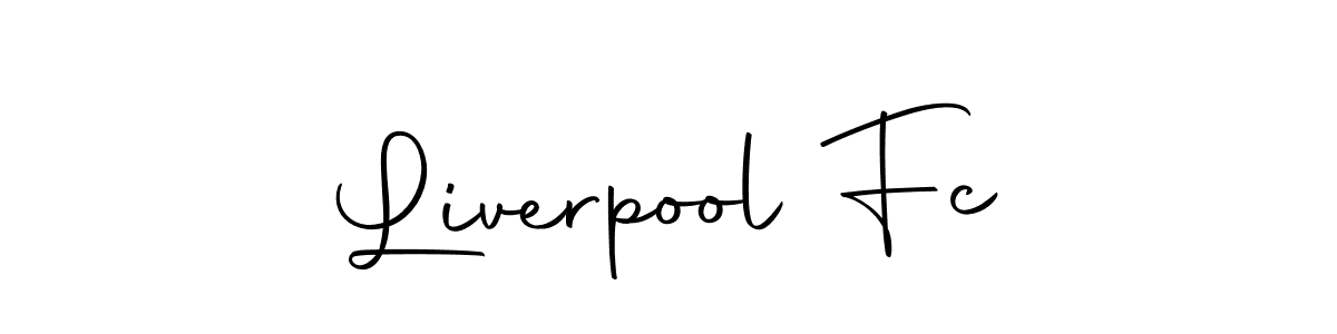 Design your own signature with our free online signature maker. With this signature software, you can create a handwritten (Autography-DOLnW) signature for name Liverpool Fc. Liverpool Fc signature style 10 images and pictures png