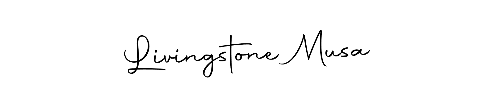 Autography-DOLnW is a professional signature style that is perfect for those who want to add a touch of class to their signature. It is also a great choice for those who want to make their signature more unique. Get Livingstone Musa name to fancy signature for free. Livingstone Musa signature style 10 images and pictures png