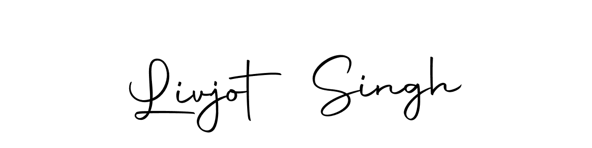 Design your own signature with our free online signature maker. With this signature software, you can create a handwritten (Autography-DOLnW) signature for name Livjot Singh. Livjot Singh signature style 10 images and pictures png