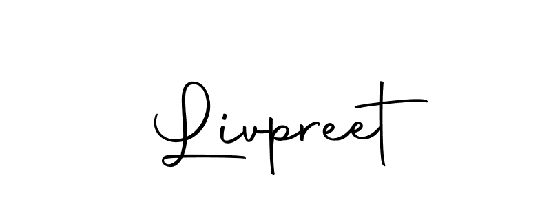 How to make Livpreet signature? Autography-DOLnW is a professional autograph style. Create handwritten signature for Livpreet name. Livpreet signature style 10 images and pictures png