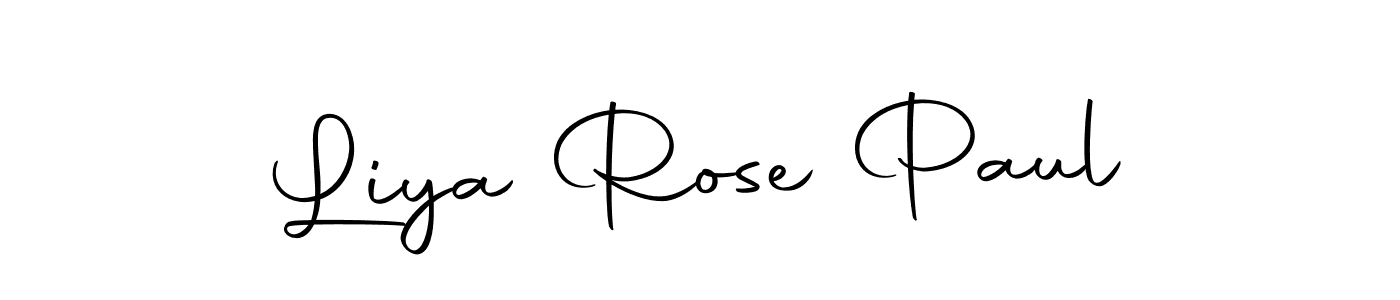 Similarly Autography-DOLnW is the best handwritten signature design. Signature creator online .You can use it as an online autograph creator for name Liya Rose Paul. Liya Rose Paul signature style 10 images and pictures png