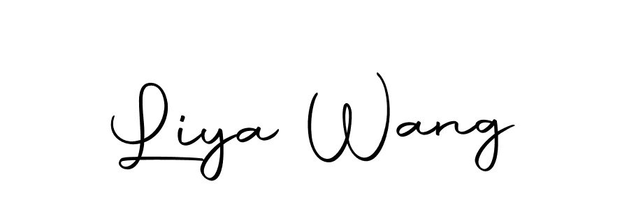 Make a beautiful signature design for name Liya Wang. Use this online signature maker to create a handwritten signature for free. Liya Wang signature style 10 images and pictures png