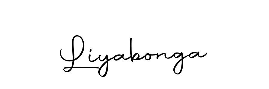 Use a signature maker to create a handwritten signature online. With this signature software, you can design (Autography-DOLnW) your own signature for name Liyabonga. Liyabonga signature style 10 images and pictures png