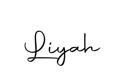 You should practise on your own different ways (Autography-DOLnW) to write your name (Liyah) in signature. don't let someone else do it for you. Liyah signature style 10 images and pictures png