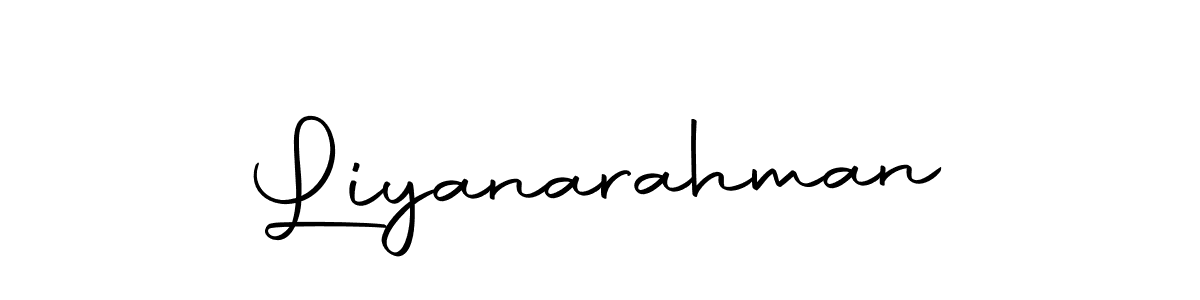 You can use this online signature creator to create a handwritten signature for the name Liyanarahman. This is the best online autograph maker. Liyanarahman signature style 10 images and pictures png