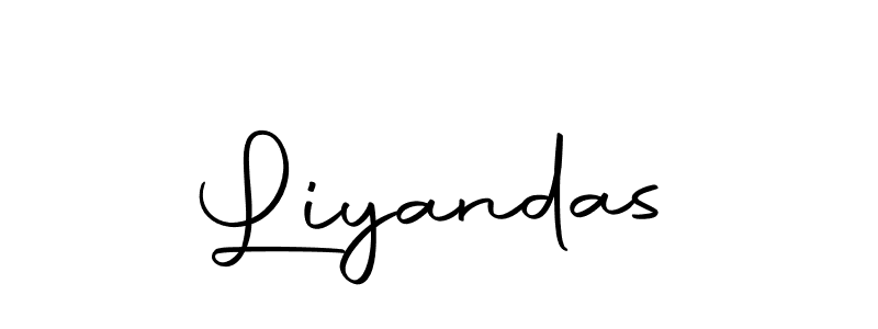Create a beautiful signature design for name Liyandas. With this signature (Autography-DOLnW) fonts, you can make a handwritten signature for free. Liyandas signature style 10 images and pictures png