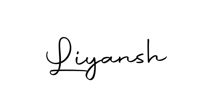 How to make Liyansh name signature. Use Autography-DOLnW style for creating short signs online. This is the latest handwritten sign. Liyansh signature style 10 images and pictures png