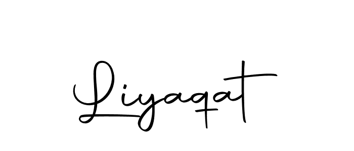 Create a beautiful signature design for name Liyaqat. With this signature (Autography-DOLnW) fonts, you can make a handwritten signature for free. Liyaqat signature style 10 images and pictures png