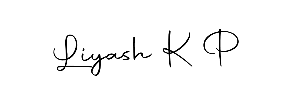 Make a beautiful signature design for name Liyash K P. Use this online signature maker to create a handwritten signature for free. Liyash K P signature style 10 images and pictures png