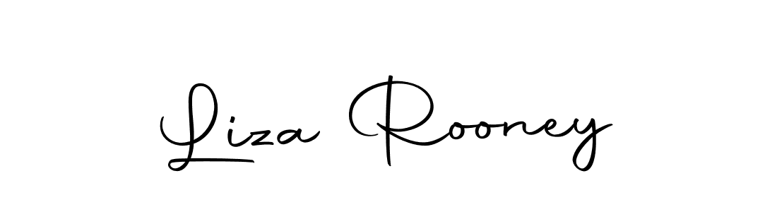 Use a signature maker to create a handwritten signature online. With this signature software, you can design (Autography-DOLnW) your own signature for name Liza Rooney. Liza Rooney signature style 10 images and pictures png