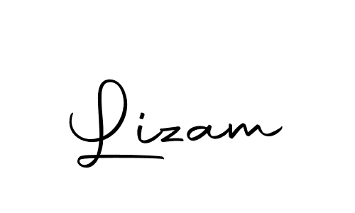 You should practise on your own different ways (Autography-DOLnW) to write your name (Lizam) in signature. don't let someone else do it for you. Lizam signature style 10 images and pictures png