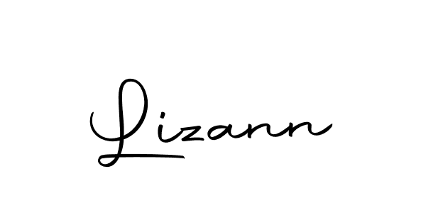 Use a signature maker to create a handwritten signature online. With this signature software, you can design (Autography-DOLnW) your own signature for name Lizann. Lizann signature style 10 images and pictures png