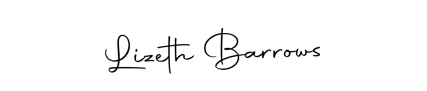 You can use this online signature creator to create a handwritten signature for the name Lizeth Barrows. This is the best online autograph maker. Lizeth Barrows signature style 10 images and pictures png