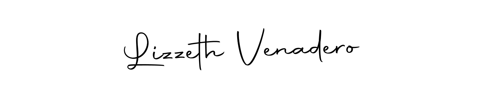 It looks lik you need a new signature style for name Lizzeth Venadero. Design unique handwritten (Autography-DOLnW) signature with our free signature maker in just a few clicks. Lizzeth Venadero signature style 10 images and pictures png