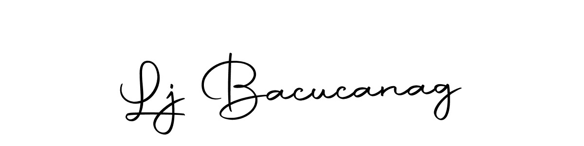 How to make Lj Bacucanag signature? Autography-DOLnW is a professional autograph style. Create handwritten signature for Lj Bacucanag name. Lj Bacucanag signature style 10 images and pictures png