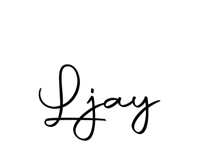 Ljay stylish signature style. Best Handwritten Sign (Autography-DOLnW) for my name. Handwritten Signature Collection Ideas for my name Ljay. Ljay signature style 10 images and pictures png