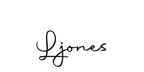 Use a signature maker to create a handwritten signature online. With this signature software, you can design (Autography-DOLnW) your own signature for name Ljones. Ljones signature style 10 images and pictures png