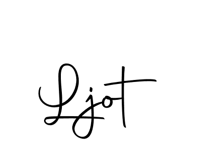 Create a beautiful signature design for name Ljot. With this signature (Autography-DOLnW) fonts, you can make a handwritten signature for free. Ljot signature style 10 images and pictures png