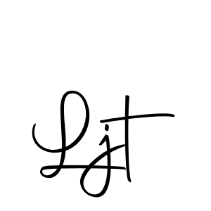 Design your own signature with our free online signature maker. With this signature software, you can create a handwritten (Autography-DOLnW) signature for name Ljt. Ljt signature style 10 images and pictures png