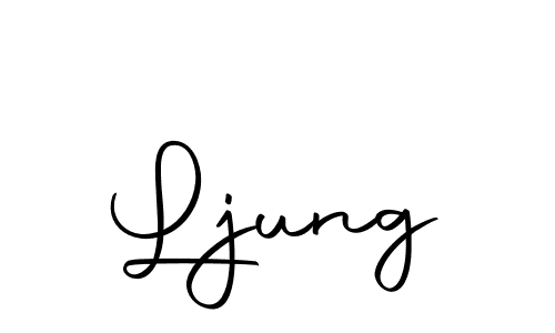 The best way (Autography-DOLnW) to make a short signature is to pick only two or three words in your name. The name Ljung include a total of six letters. For converting this name. Ljung signature style 10 images and pictures png