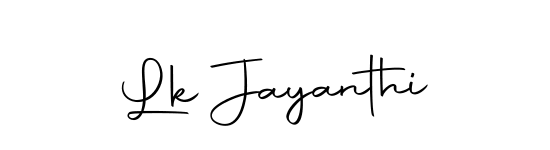 How to make Lk Jayanthi signature? Autography-DOLnW is a professional autograph style. Create handwritten signature for Lk Jayanthi name. Lk Jayanthi signature style 10 images and pictures png
