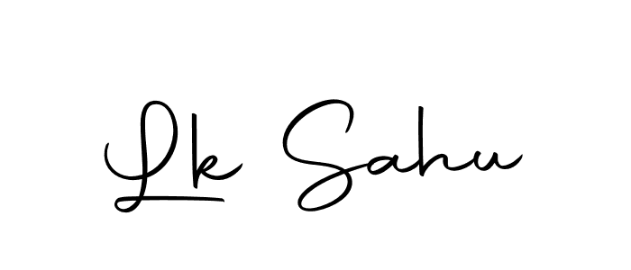 Use a signature maker to create a handwritten signature online. With this signature software, you can design (Autography-DOLnW) your own signature for name Lk Sahu. Lk Sahu signature style 10 images and pictures png