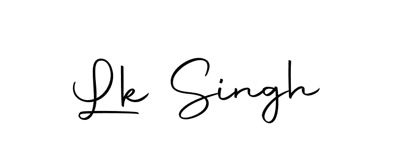 You should practise on your own different ways (Autography-DOLnW) to write your name (Lk Singh) in signature. don't let someone else do it for you. Lk Singh signature style 10 images and pictures png