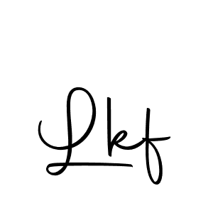 Use a signature maker to create a handwritten signature online. With this signature software, you can design (Autography-DOLnW) your own signature for name Lkf. Lkf signature style 10 images and pictures png