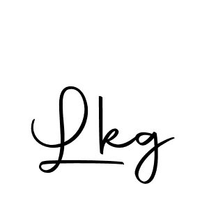 Use a signature maker to create a handwritten signature online. With this signature software, you can design (Autography-DOLnW) your own signature for name Lkg. Lkg signature style 10 images and pictures png