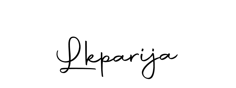 The best way (Autography-DOLnW) to make a short signature is to pick only two or three words in your name. The name Lkparija include a total of six letters. For converting this name. Lkparija signature style 10 images and pictures png