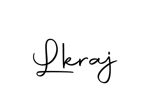 Use a signature maker to create a handwritten signature online. With this signature software, you can design (Autography-DOLnW) your own signature for name Lkraj. Lkraj signature style 10 images and pictures png