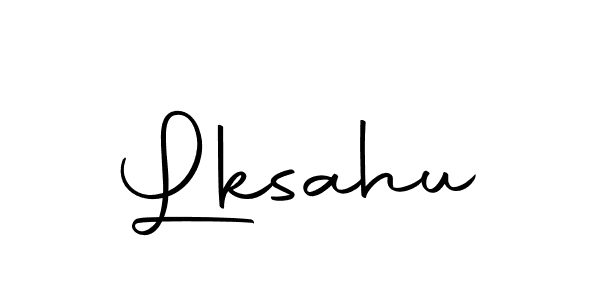 The best way (Autography-DOLnW) to make a short signature is to pick only two or three words in your name. The name Lksahu include a total of six letters. For converting this name. Lksahu signature style 10 images and pictures png