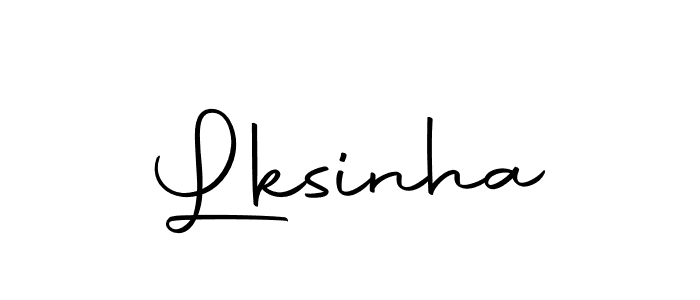How to make Lksinha signature? Autography-DOLnW is a professional autograph style. Create handwritten signature for Lksinha name. Lksinha signature style 10 images and pictures png