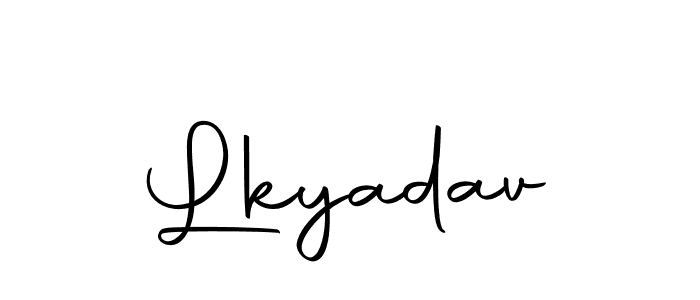 How to make Lkyadav name signature. Use Autography-DOLnW style for creating short signs online. This is the latest handwritten sign. Lkyadav signature style 10 images and pictures png