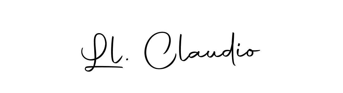 Autography-DOLnW is a professional signature style that is perfect for those who want to add a touch of class to their signature. It is also a great choice for those who want to make their signature more unique. Get Ll. Claudio name to fancy signature for free. Ll. Claudio signature style 10 images and pictures png