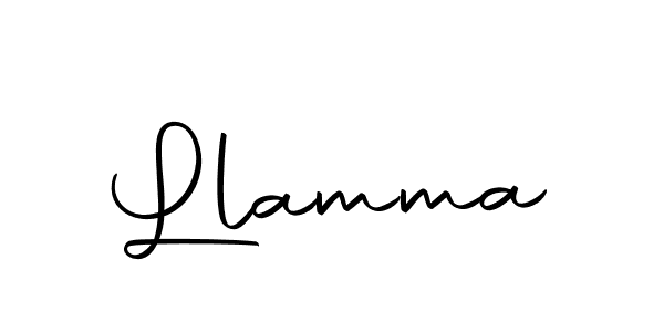 Use a signature maker to create a handwritten signature online. With this signature software, you can design (Autography-DOLnW) your own signature for name Llamma. Llamma signature style 10 images and pictures png