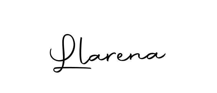 The best way (Autography-DOLnW) to make a short signature is to pick only two or three words in your name. The name Llarena include a total of six letters. For converting this name. Llarena signature style 10 images and pictures png