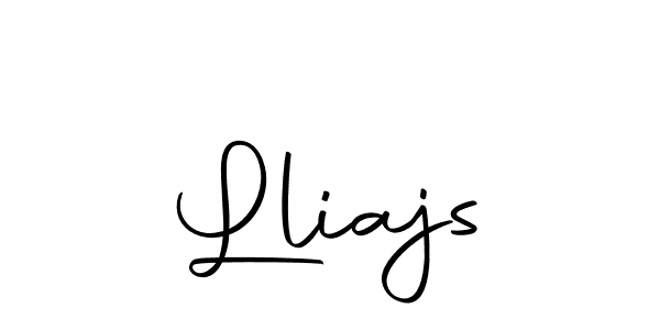 How to make Lliajs signature? Autography-DOLnW is a professional autograph style. Create handwritten signature for Lliajs name. Lliajs signature style 10 images and pictures png