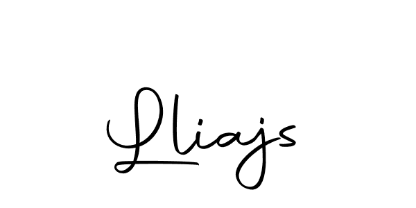 Use a signature maker to create a handwritten signature online. With this signature software, you can design (Autography-DOLnW) your own signature for name Lliajs. Lliajs signature style 10 images and pictures png