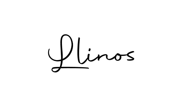 Make a beautiful signature design for name Llinos. With this signature (Autography-DOLnW) style, you can create a handwritten signature for free. Llinos signature style 10 images and pictures png