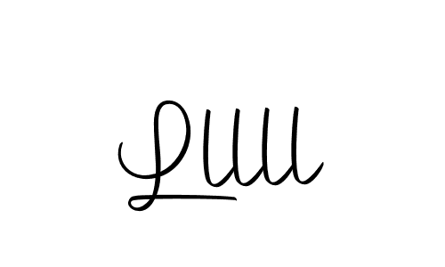 You should practise on your own different ways (Autography-DOLnW) to write your name (Lllll) in signature. don't let someone else do it for you. Lllll signature style 10 images and pictures png