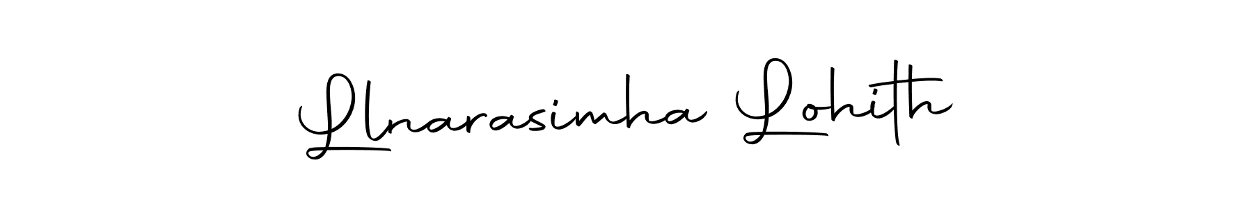 Also we have Llnarasimha Lohith name is the best signature style. Create professional handwritten signature collection using Autography-DOLnW autograph style. Llnarasimha Lohith signature style 10 images and pictures png