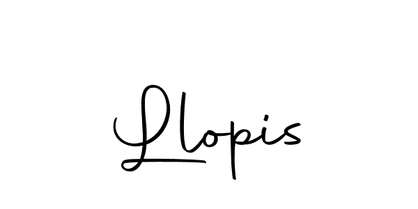 Also we have Llopis name is the best signature style. Create professional handwritten signature collection using Autography-DOLnW autograph style. Llopis signature style 10 images and pictures png