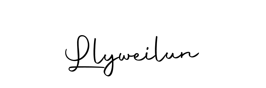 Make a beautiful signature design for name Llyweilun. With this signature (Autography-DOLnW) style, you can create a handwritten signature for free. Llyweilun signature style 10 images and pictures png