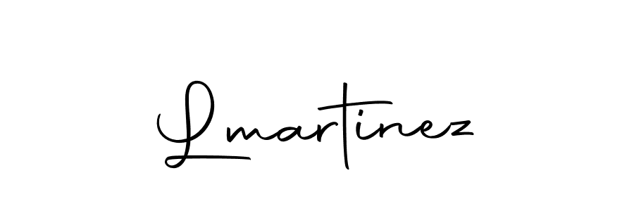 Use a signature maker to create a handwritten signature online. With this signature software, you can design (Autography-DOLnW) your own signature for name Lmartinez. Lmartinez signature style 10 images and pictures png