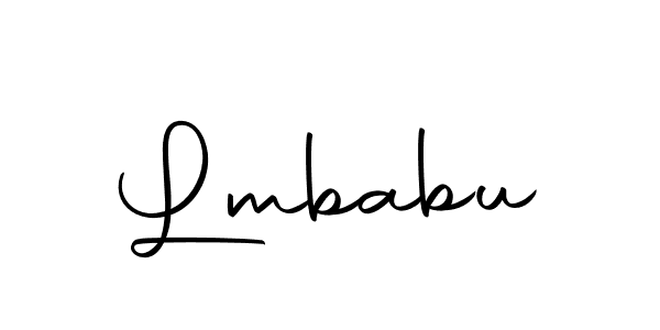 if you are searching for the best signature style for your name Lmbabu. so please give up your signature search. here we have designed multiple signature styles  using Autography-DOLnW. Lmbabu signature style 10 images and pictures png