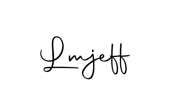 Make a beautiful signature design for name Lmjeff. With this signature (Autography-DOLnW) style, you can create a handwritten signature for free. Lmjeff signature style 10 images and pictures png