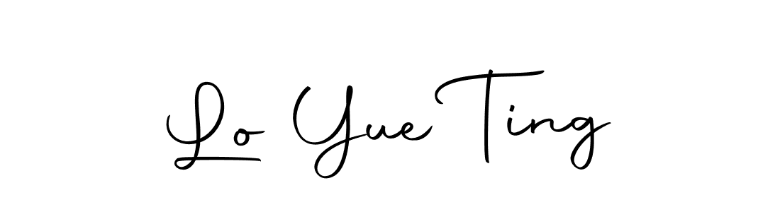 Make a beautiful signature design for name Lo Yue Ting. With this signature (Autography-DOLnW) style, you can create a handwritten signature for free. Lo Yue Ting signature style 10 images and pictures png